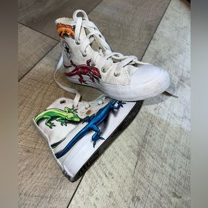 Converse High Tops with Lizards shoes